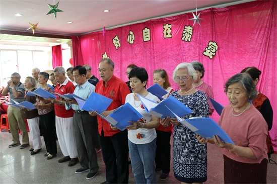 广州友好老年公寓 香港道德堂、心自在素食餐厅和台湾爱心人士来我院举办友好心自在素宴